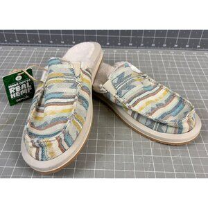 Sanuk Womens Hemp Soft Top Trail Chill Slip-On Shoes Sz. 7